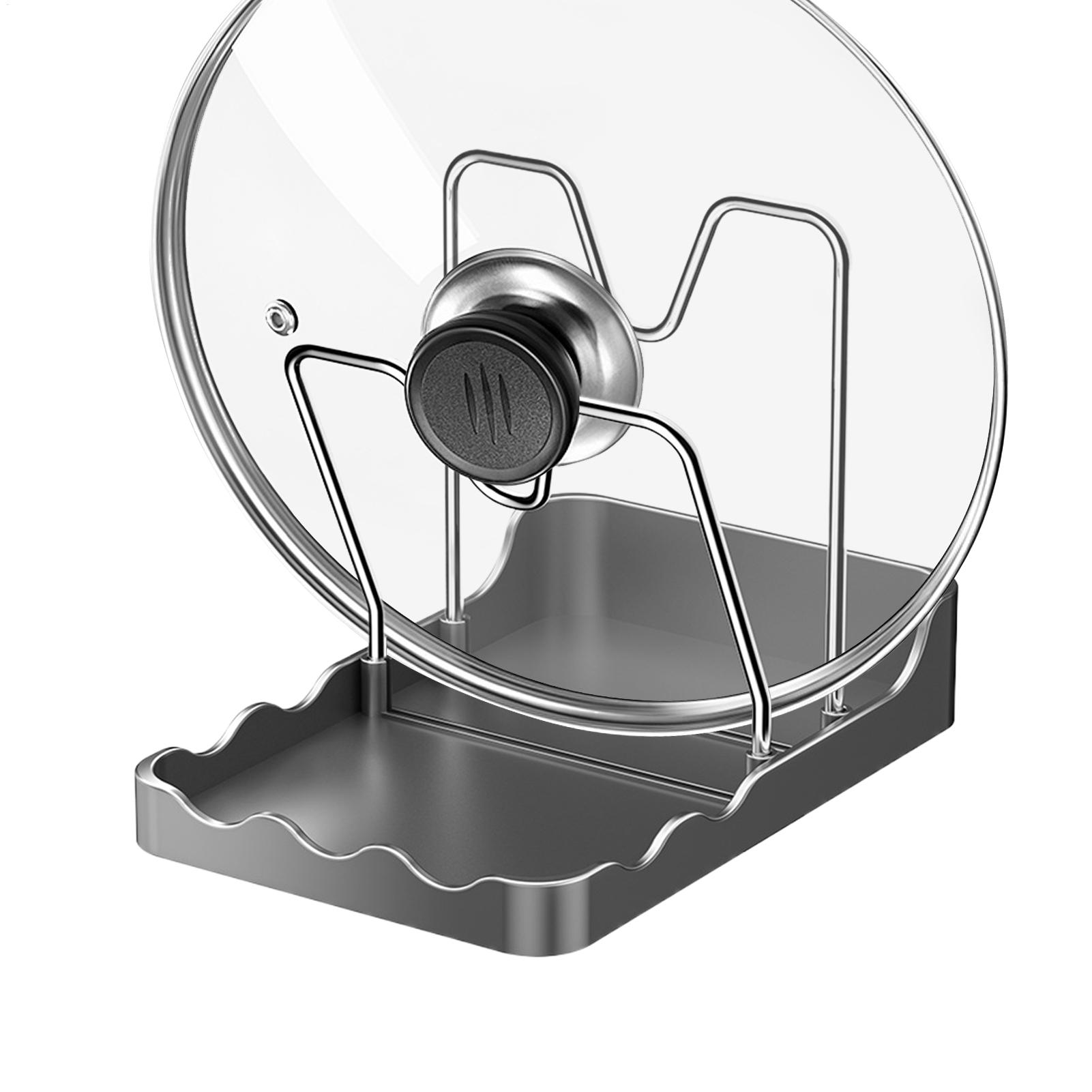 Kitchen Baking Pantry - Pot Lid Holder Vertical Spoon Display