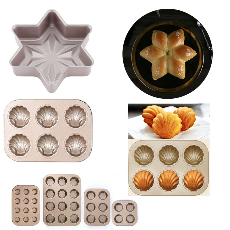 Kitchen Essentials Baking Tray - Non-Stick Cupcake Pan Muffin Tray Carbon