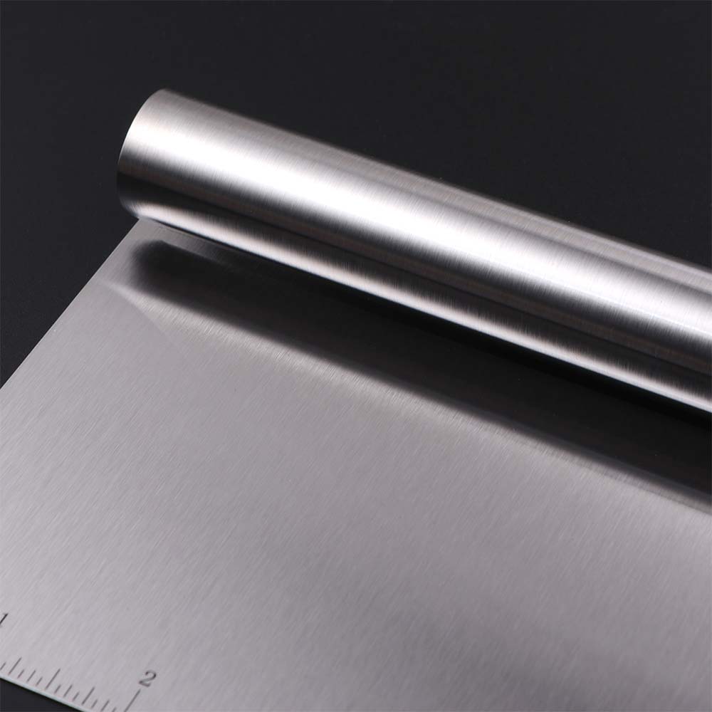 Bench Scraper Dough - Multifunctional Stainless Steel Dough Cutter Curled