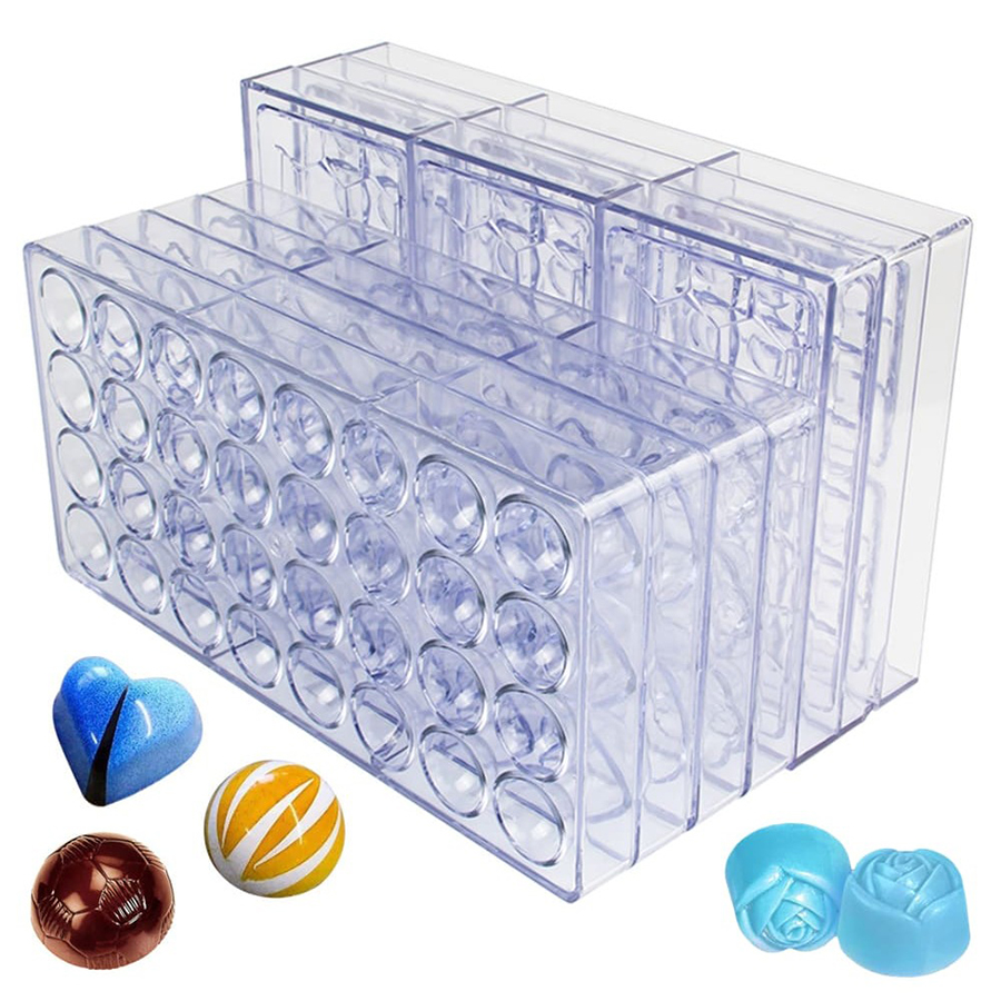 Kitchen Baking Utensil - 24 Styles Available Plastic Chocolate Mold
