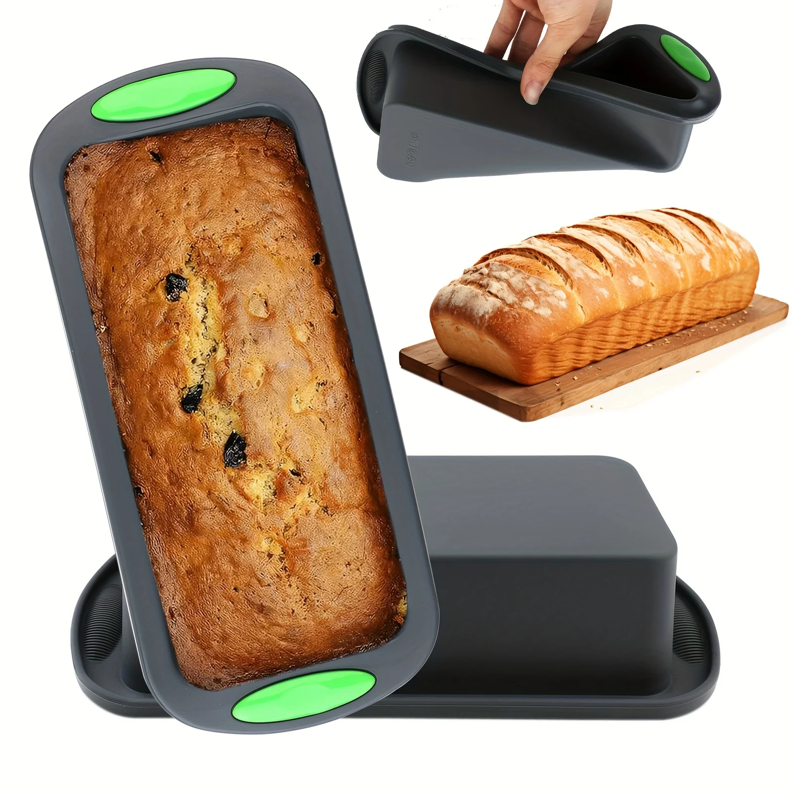 Kitchen Essentials Baking Tray - 1pc Silicone Rectangular Baking Tray Nonstick