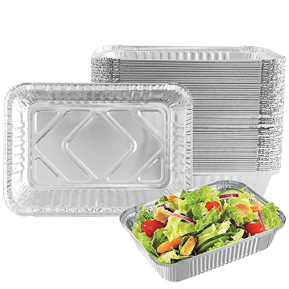 Kitchen Baking Pan Storage - 10/20PCS Disposable Aluminum Foil Trays Thickened