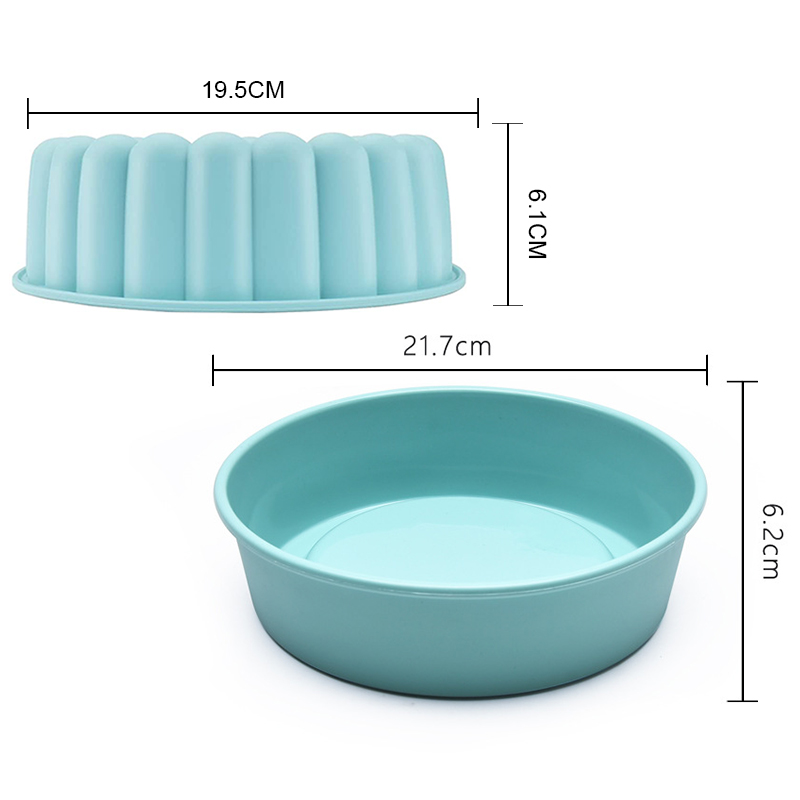 Kitchen Baking Pan Storage - Silicone Baking Tray Organizer Round Flan