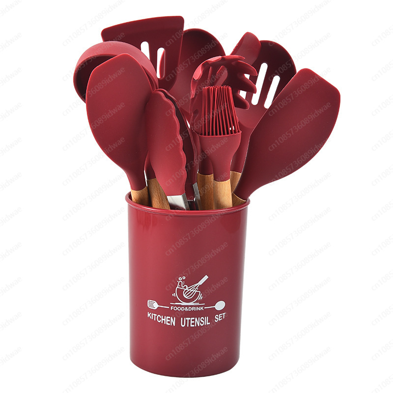 12-Piece silicone cookware set - Kitchen Baking Pan Storage ulasan dan harga