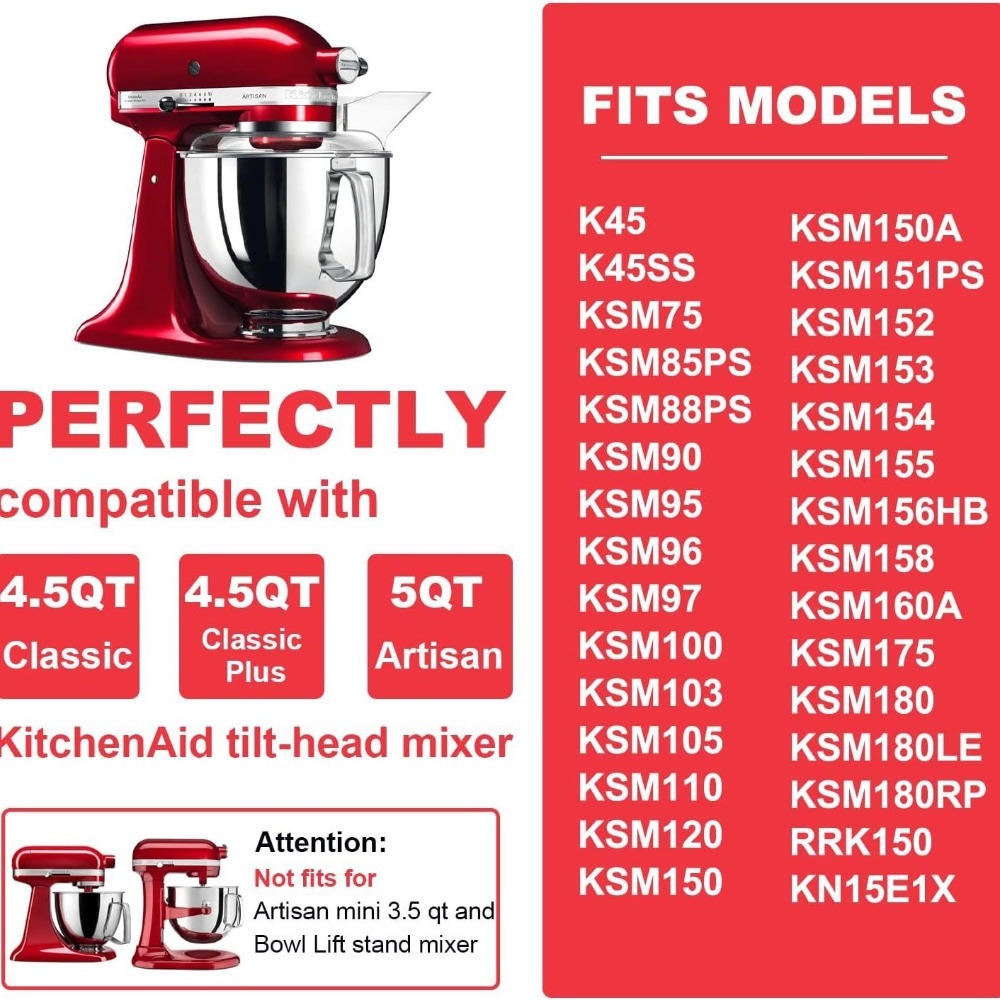 4.5-5 QT Mixer Bowl Stainless  - Kitchenaid Mixer Artisan 5Qt ulasan dan harga