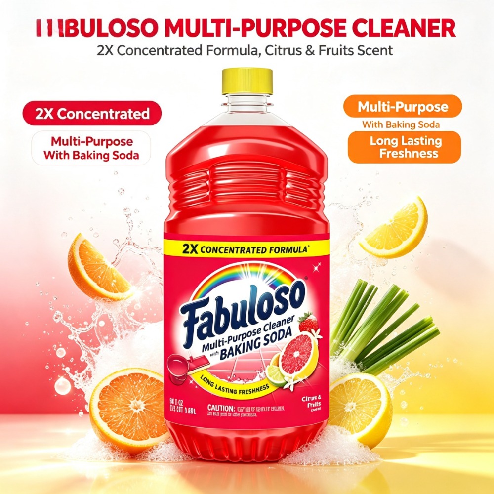 2X Concentrated Multi‑Purpose  - Kitchen Cleaner With Baking Soda ulasan dan harga