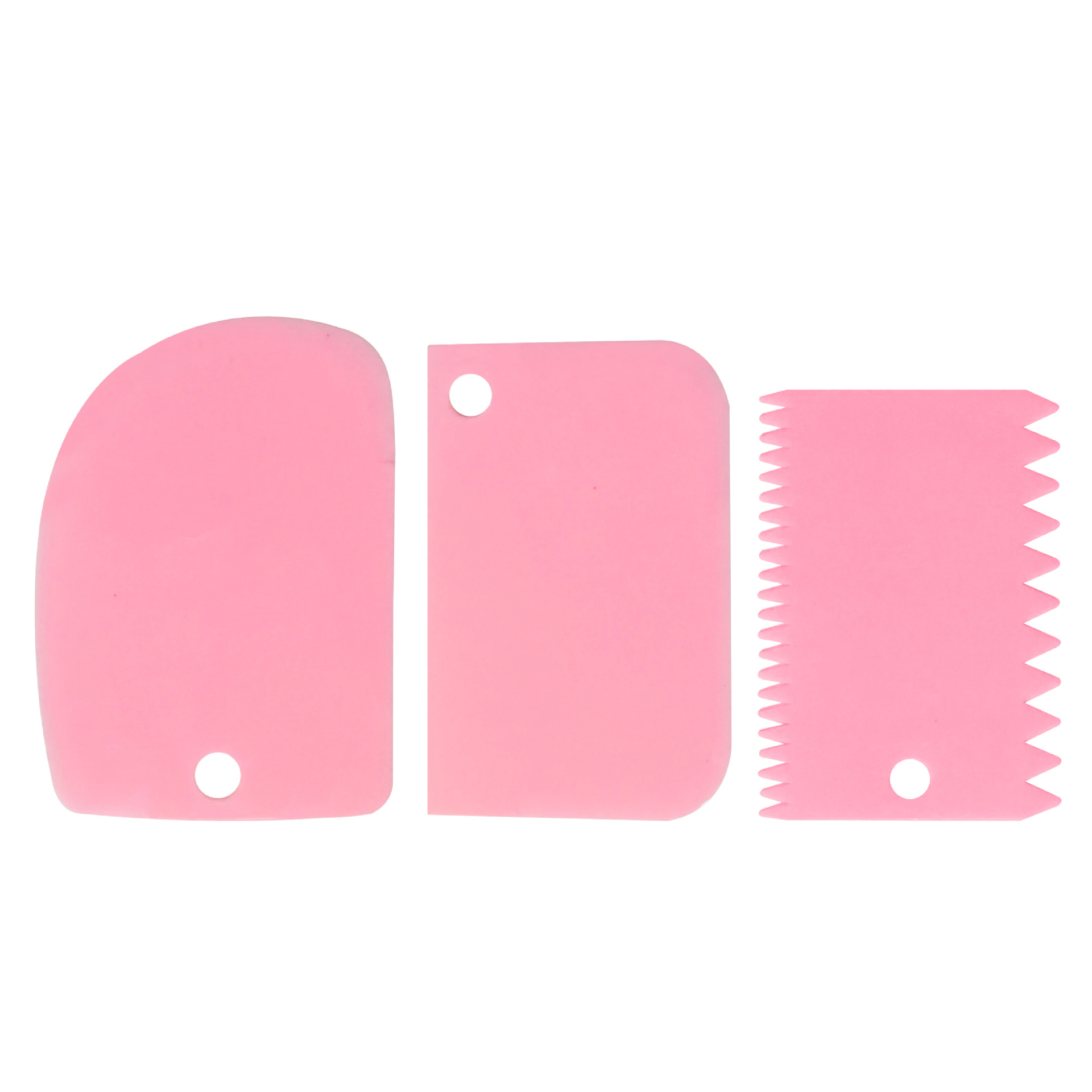 3PCS/Lot Cream Scraper Smoothe - Fondant Smoother Set ulasan dan harga