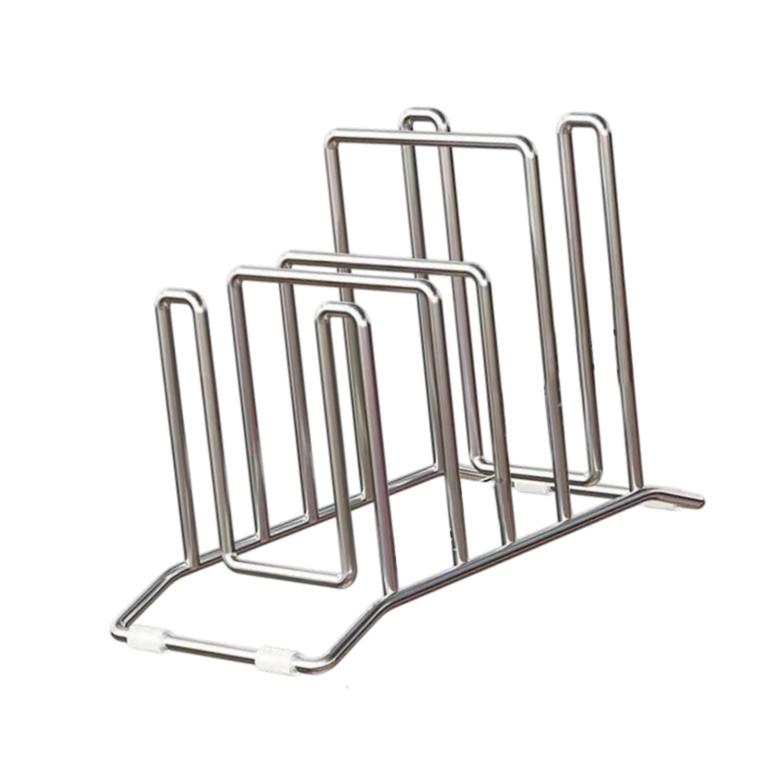 Pot Pan Lids Holder Stainless  - Kitchen Cabinet Baking Organizer ulasan dan harga