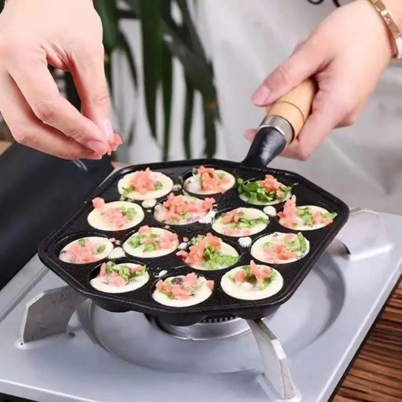 Baking Takoyaki Pan 14 Holes G - Kitchen Baking Brush ulasan dan harga