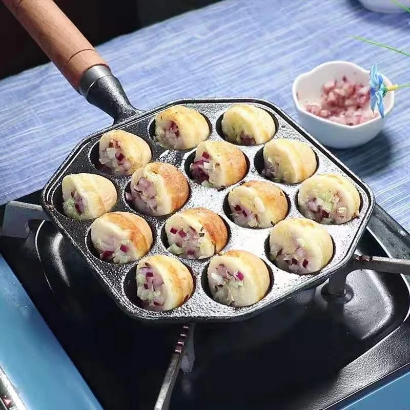Baking Takoyaki Pan 14 Holes G - Kitchen Baking Brush ulasan dan harga