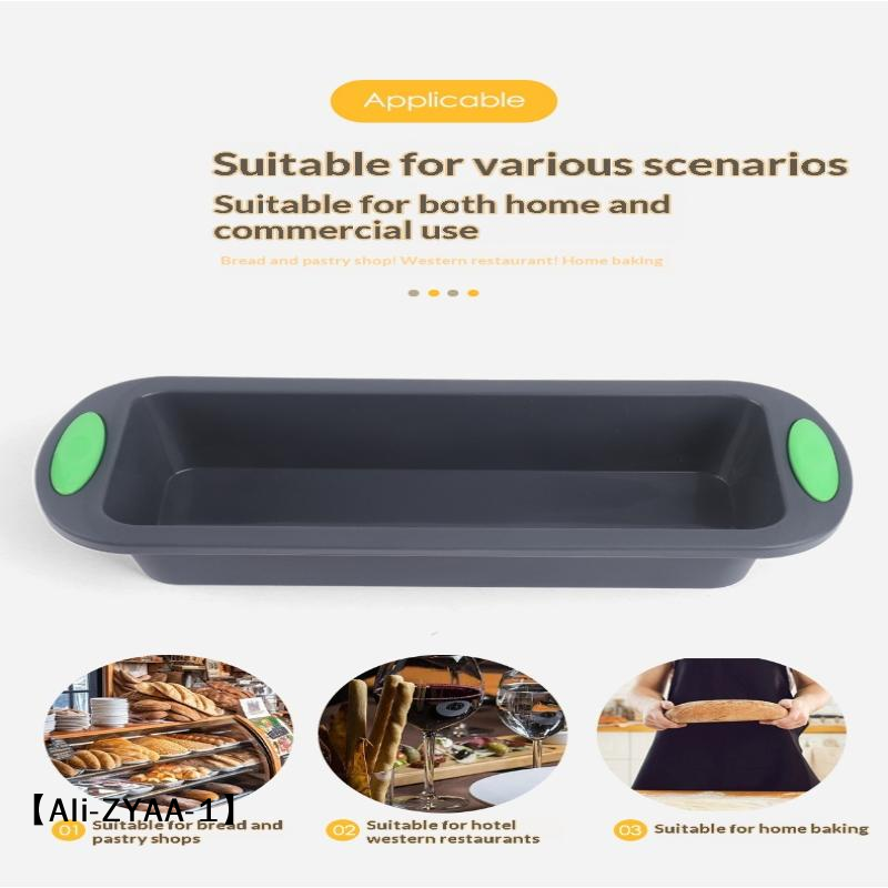【A】1pc Silicone Rectangular Ba - Kitchen Essentials Baking Tray ulasan dan harga