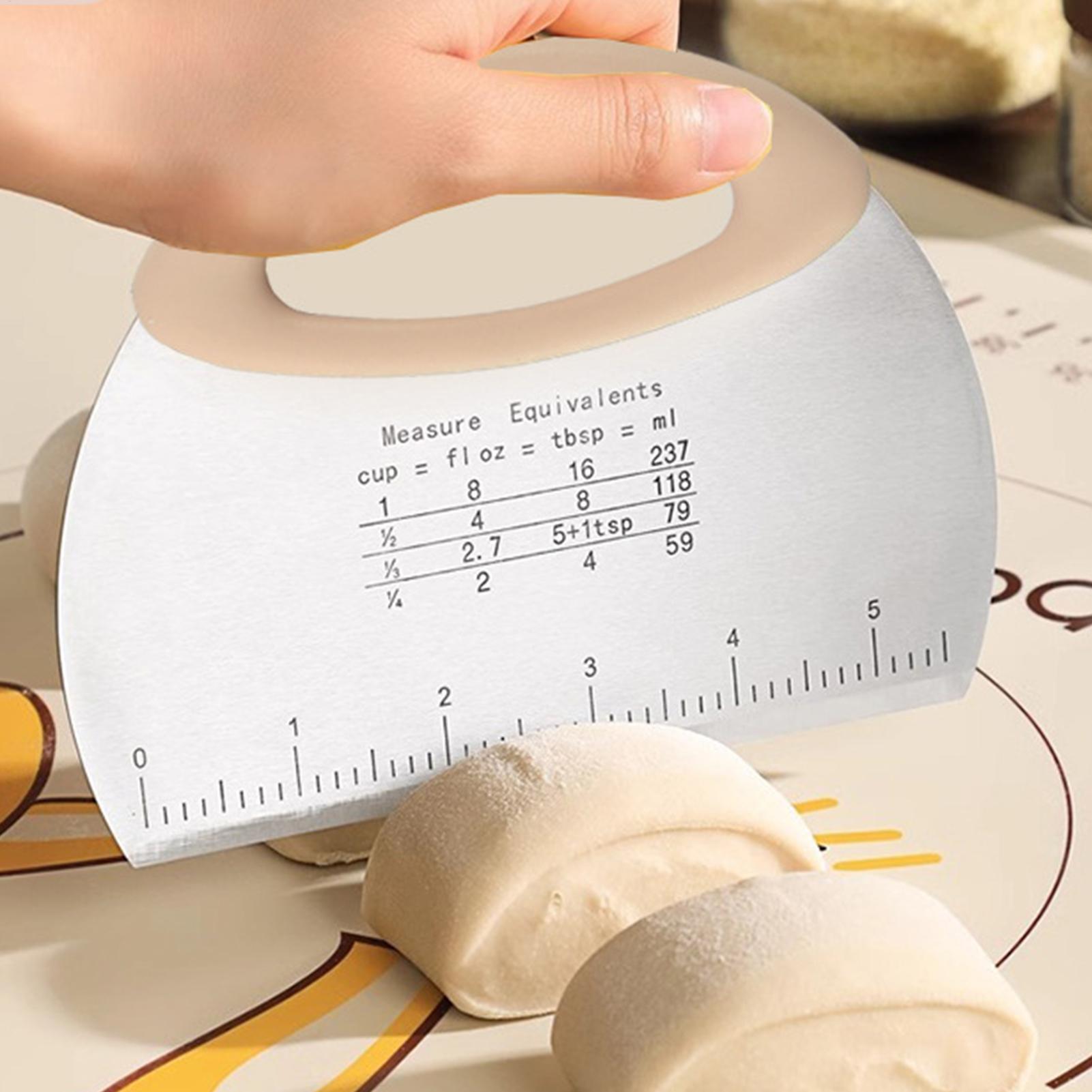 Kitchen Dough Scraper Stainles - Bench Scraper Dough ulasan dan harga