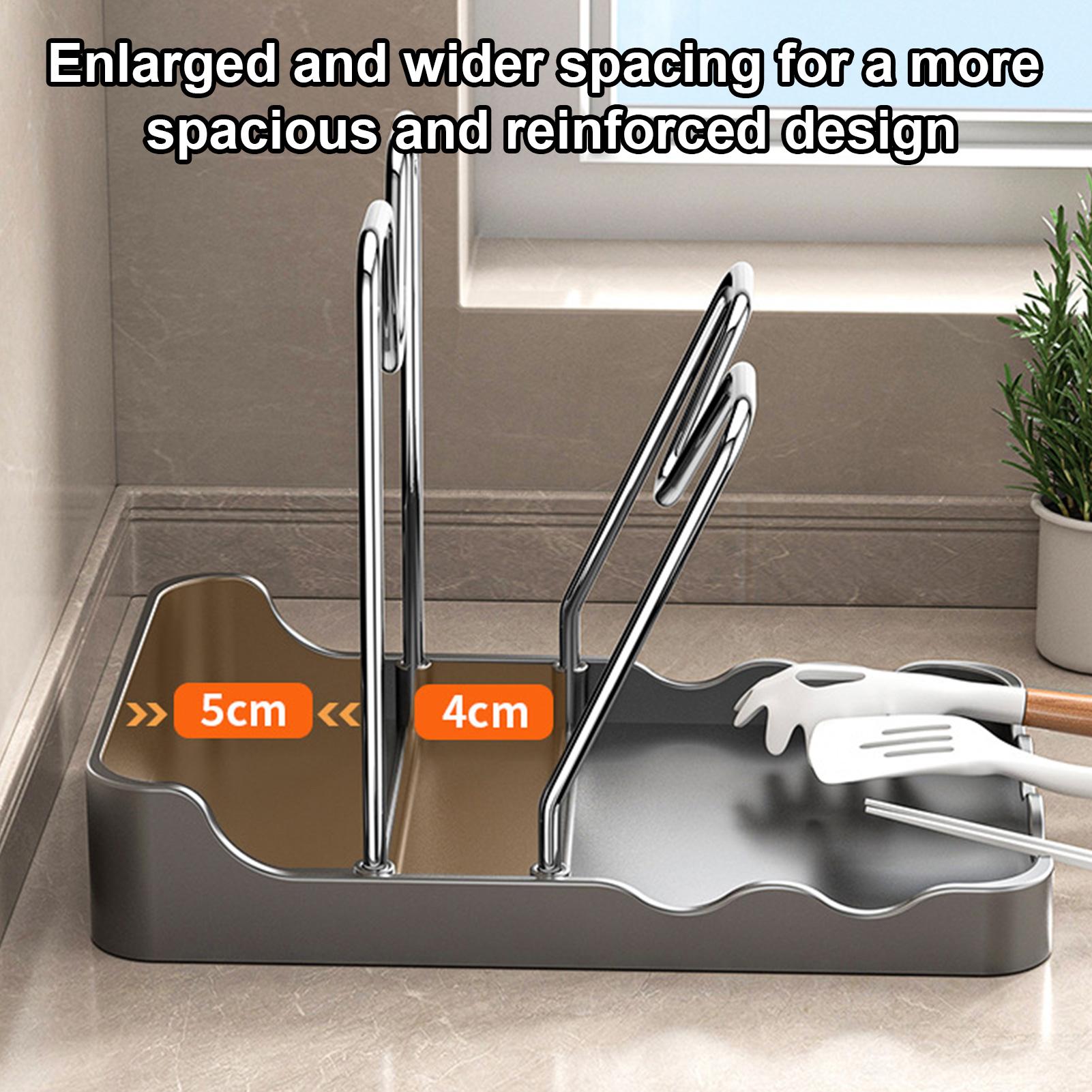 Pot Lid Holder Vertical Spoon  - Kitchen Baking Pantry ulasan dan harga