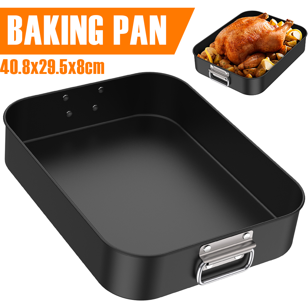 Deep Baking Pan Rectangle Carb - Kitchen Baking Pan Storage ulasan dan harga