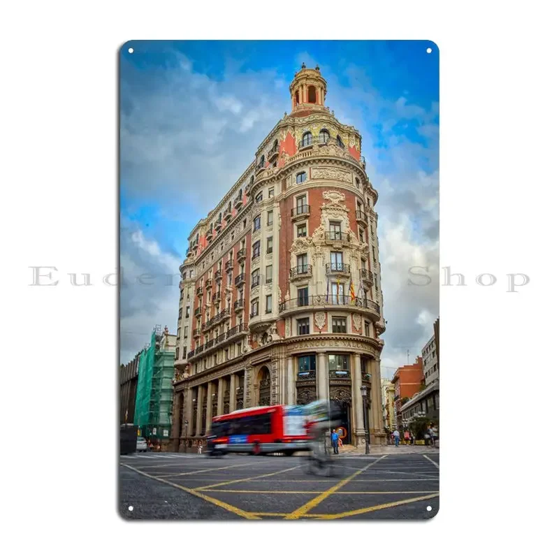 Bank Of Valencia Metal Plaque  - Kitchen Bank ulasan dan harga