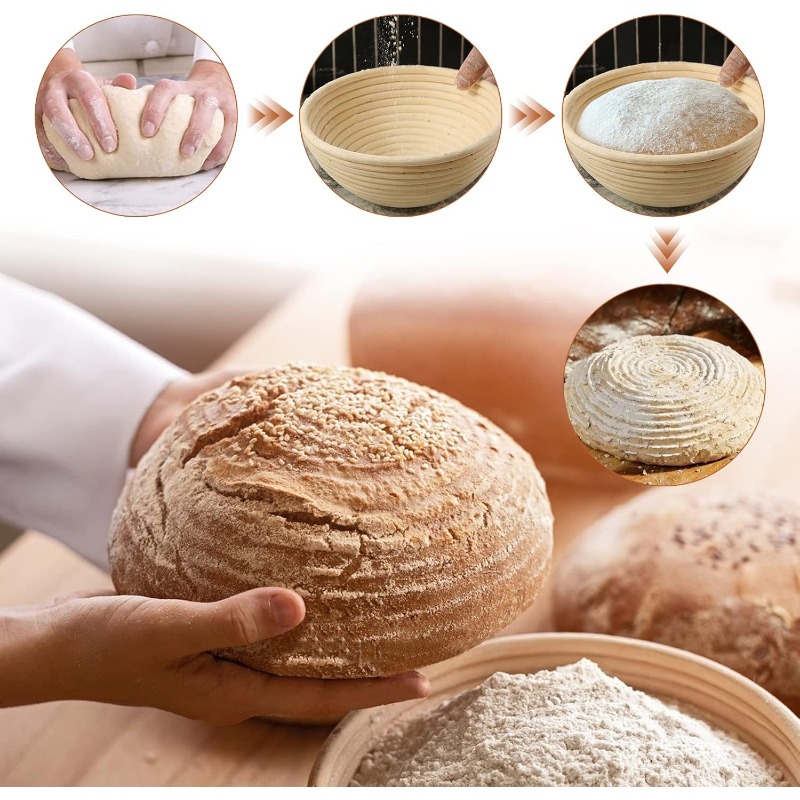 Bread Fermentation Basket PP D - Proofing Basket Banneton ulasan dan harga