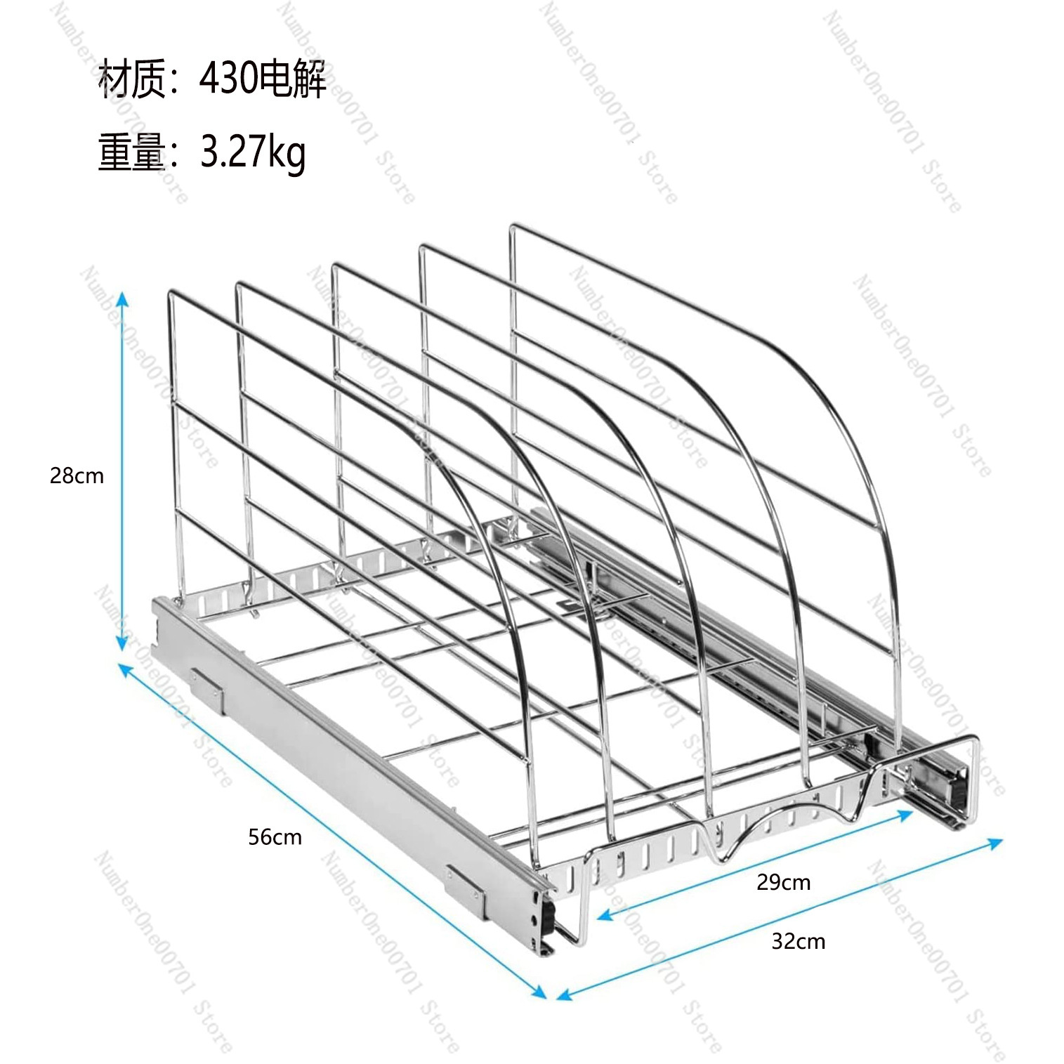 Slide-Out Kitchen Cabinet Orga - Kitchen Cabinet Baking Organizer ulasan dan harga