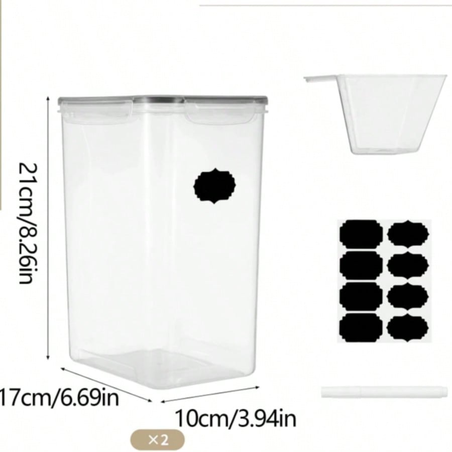 Extra Large Airtight Food Stor - Kitchen Baking Pantry ulasan dan harga