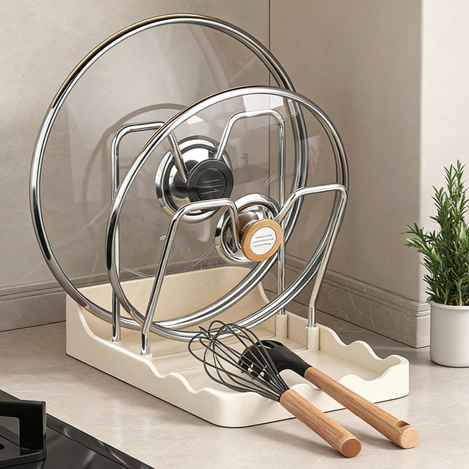 Pot Lid Organizer Vertical Spo - Kitchen Baking Pantry ulasan dan harga