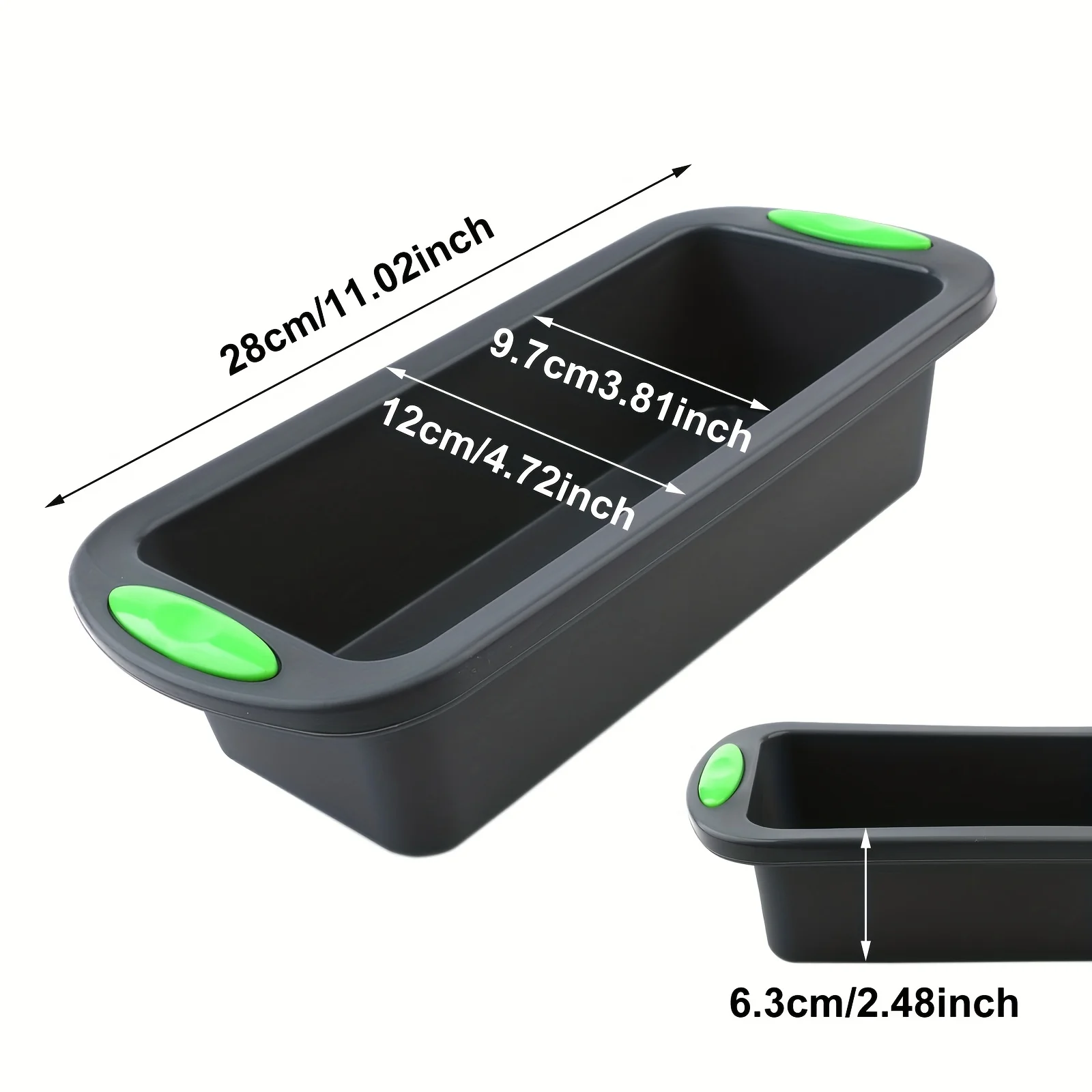 1pc Silicone Rectangular Bakin - Kitchen Essentials Baking Tray ulasan dan harga