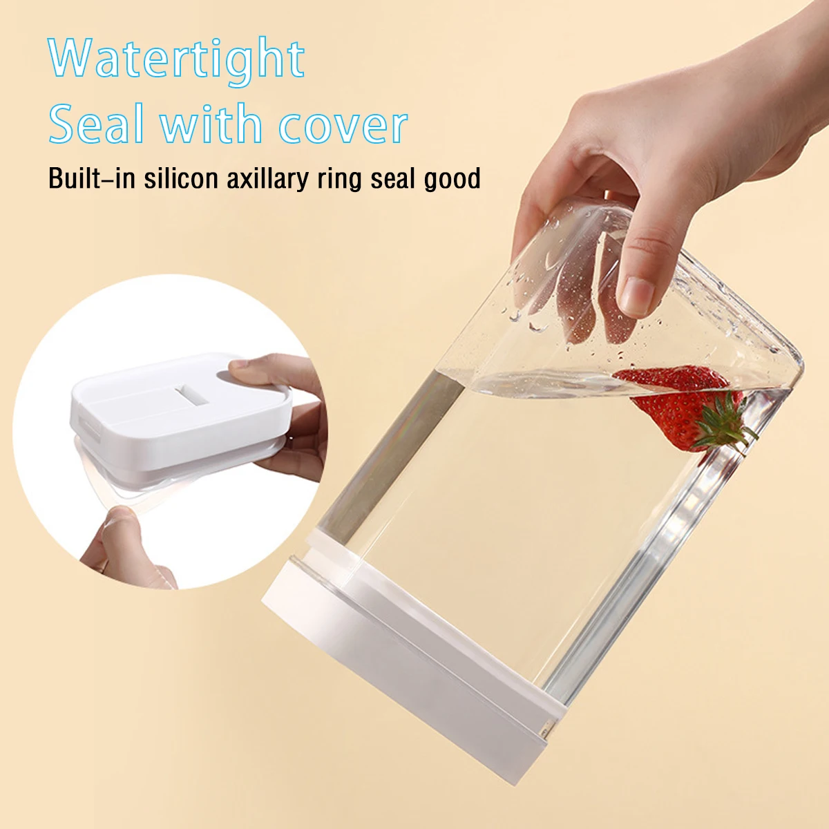 Pasta Storage Box Transparent  - Kitchen Bank ulasan dan harga