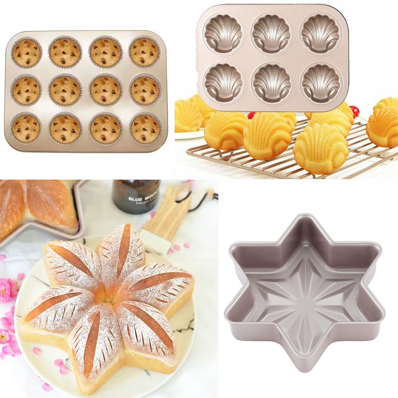 Non-Stick Cupcake Pan Muffin T - Kitchen Essentials Baking Tray ulasan dan harga