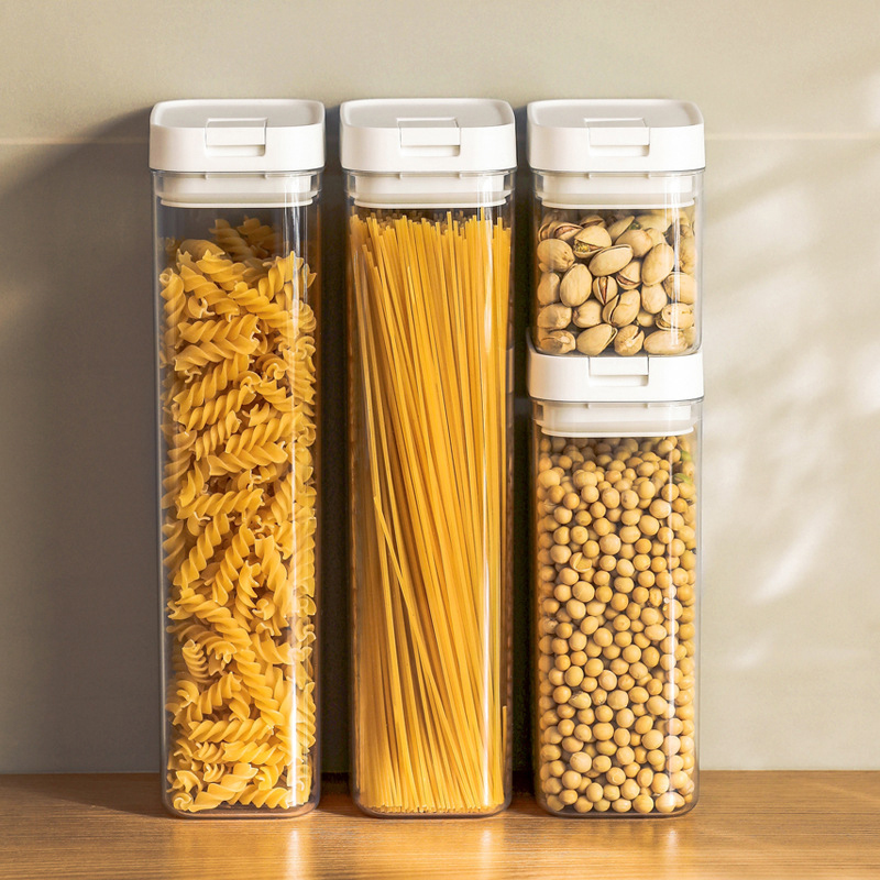 Pasta Storage Box Transparent  - Kitchen Bank ulasan dan harga