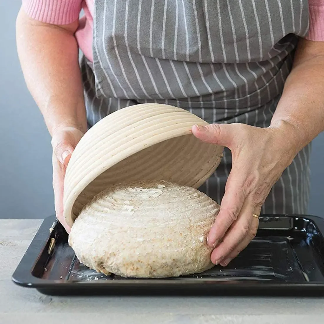 Natural Rattan Bread Proofing  - Proofing Basket Banneton ulasan dan harga