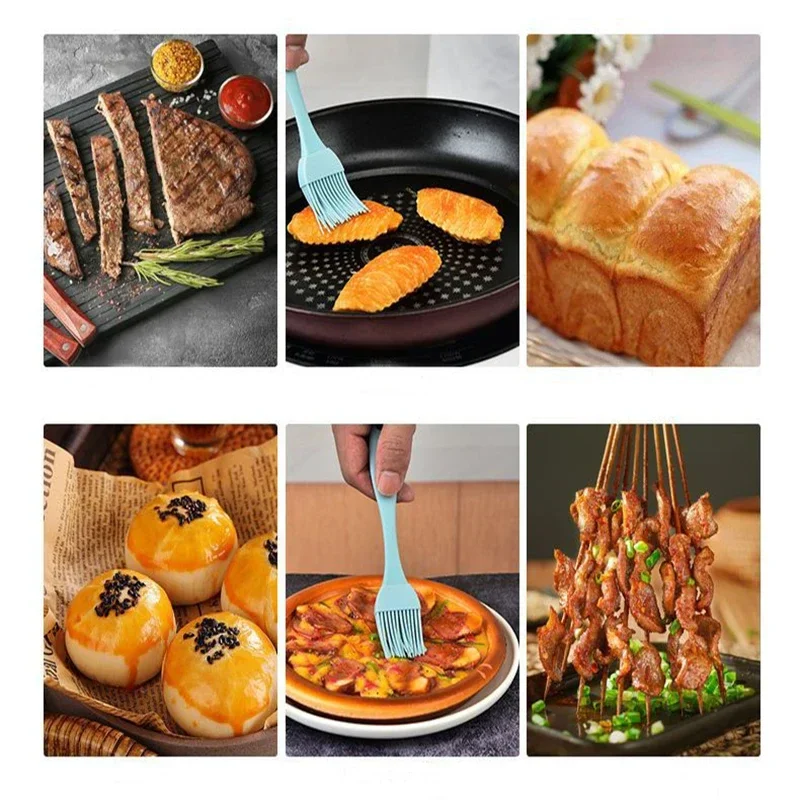 Oil Brush Silicone Oil Heat Re - Kitchen Baking Brush ulasan dan harga