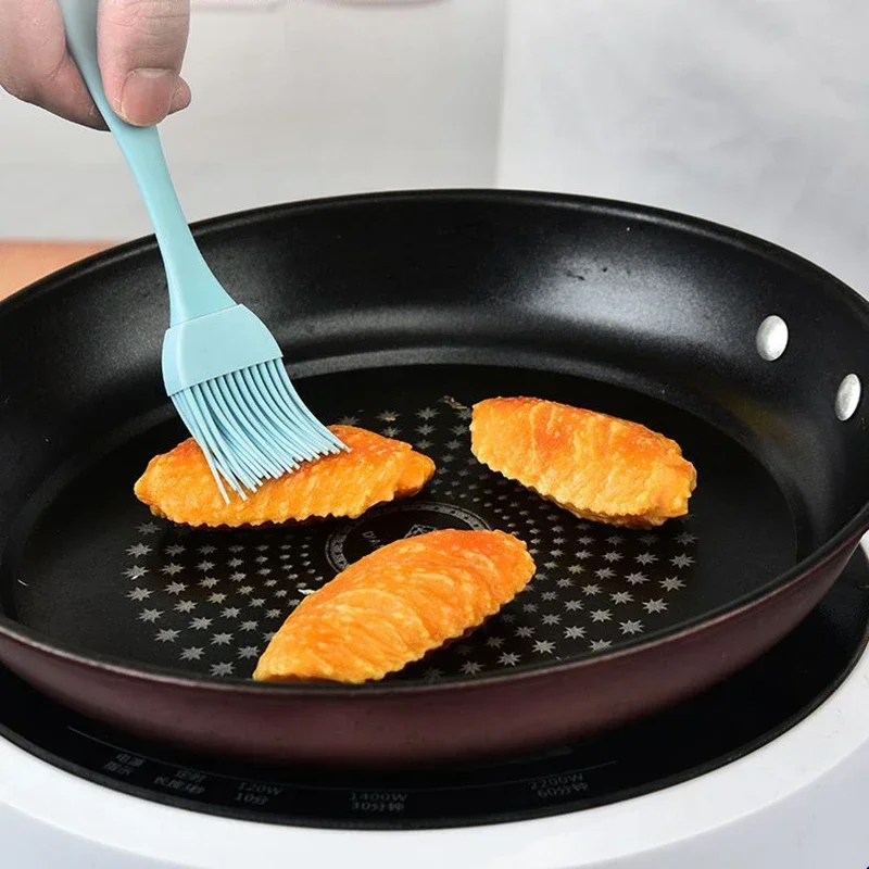 Oil Brush Silicone Oil Heat Re - Kitchen Baking Brush ulasan dan harga