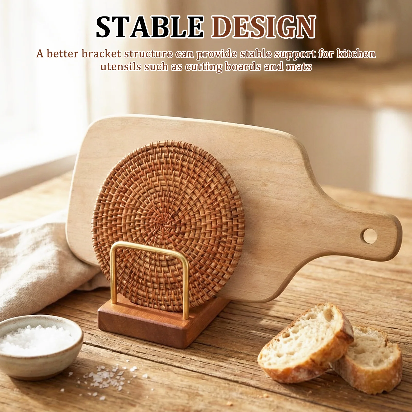Pot Lid Rack Cutting Board Org - Kitchen Cabinet Baking Organizer ulasan dan harga