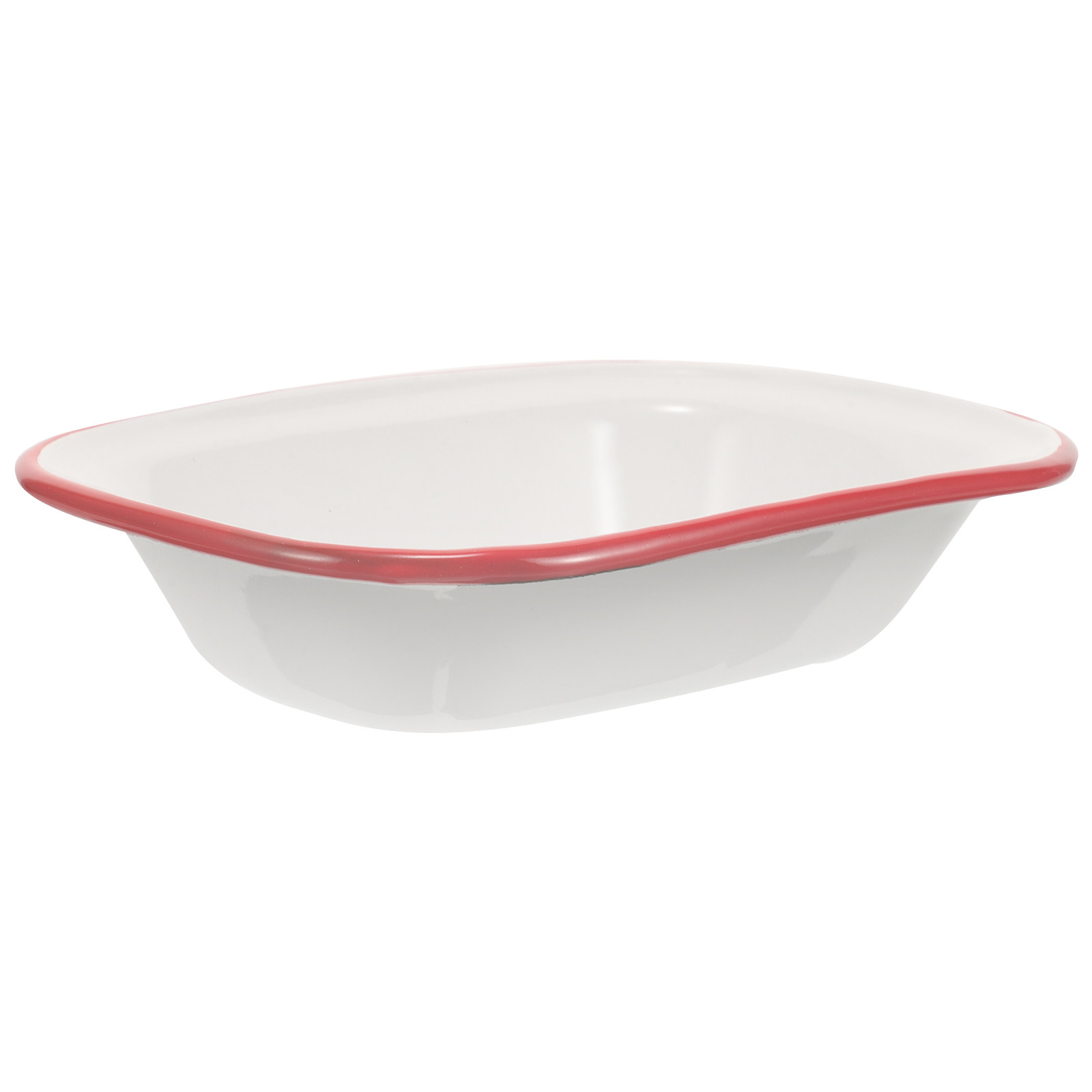 Enamel Baking Tray Rectangular - Kitchen Baking Pan Storage ulasan dan harga