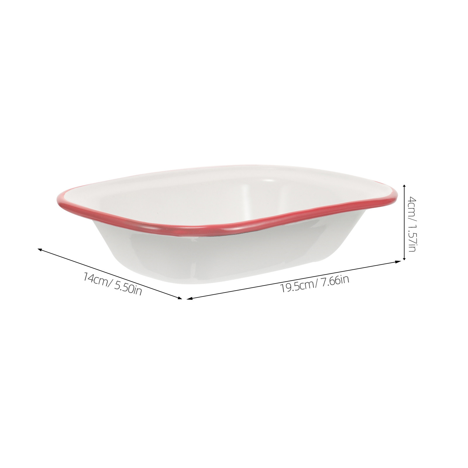 Enamel Baking Tray Rectangular - Kitchen Baking Pan Storage ulasan dan harga