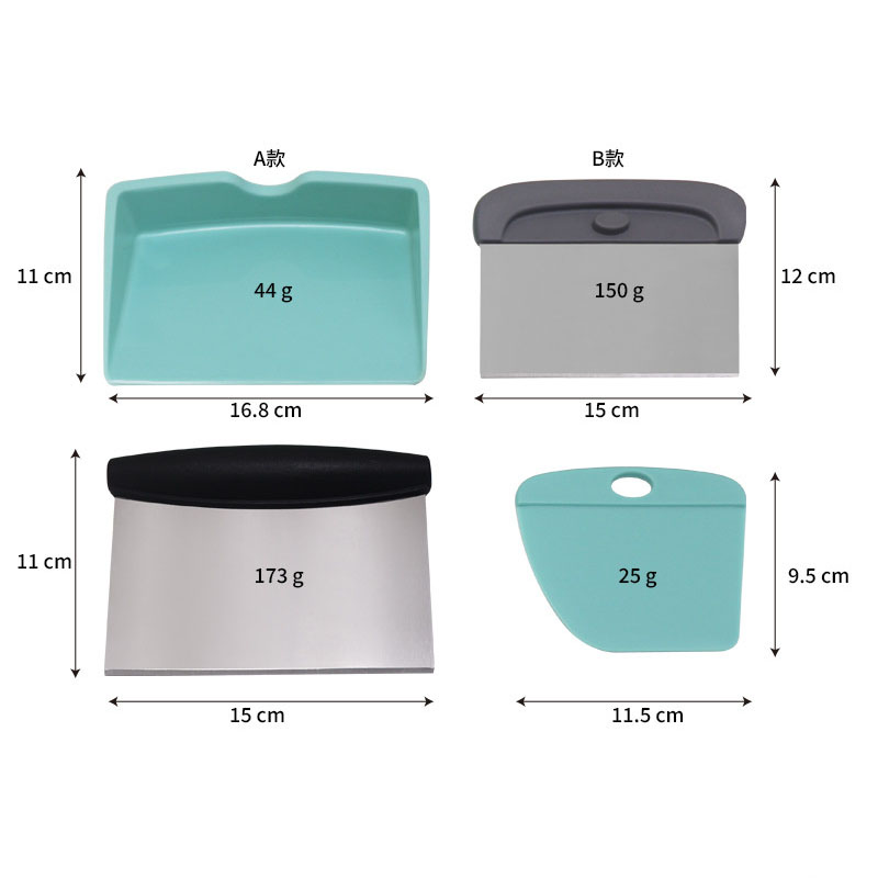 2 IN 1 Bench Scraper Dough Cut - Bench Scraper Dough ulasan dan harga