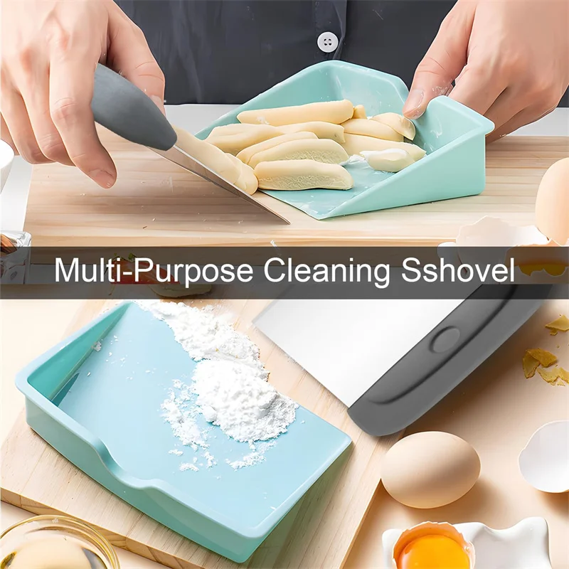 2 IN 1 Bench Scraper Dough Cut - Bench Scraper Dough ulasan dan harga