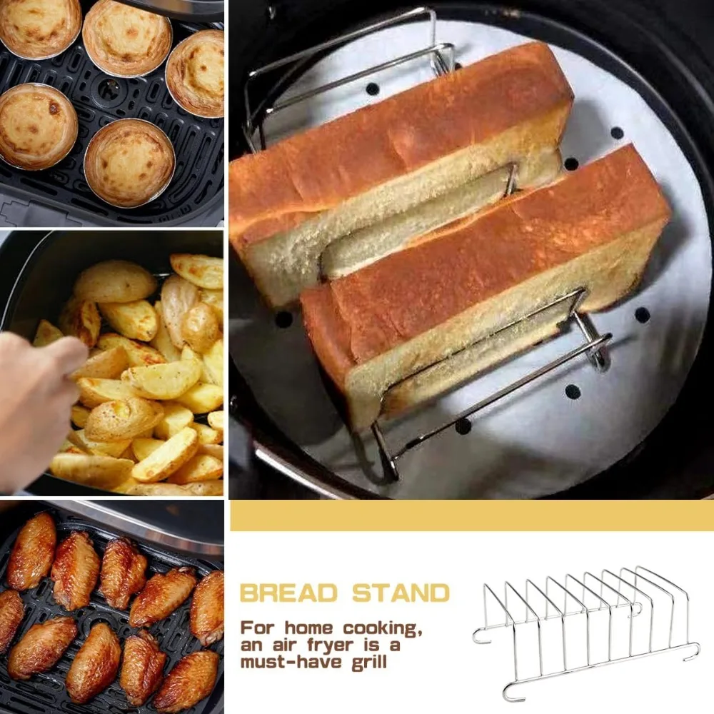 Toast Bread Rack Stainless Ste - Kitchen Baking Pan Storage ulasan dan harga
