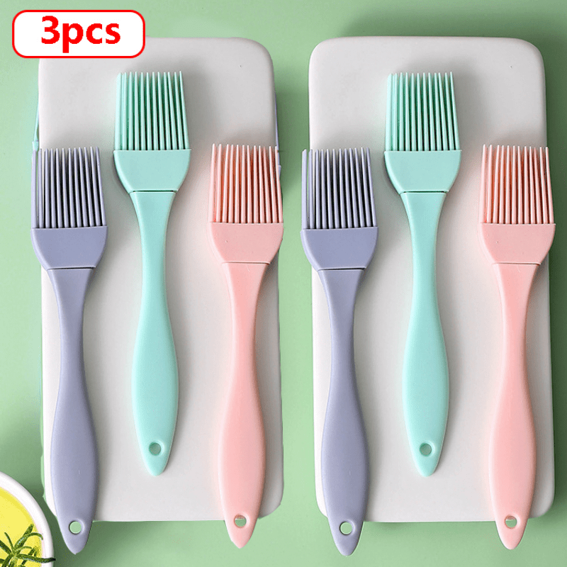 3-piece silicone barbecue brus - Kitchen Baking Brush ulasan dan harga