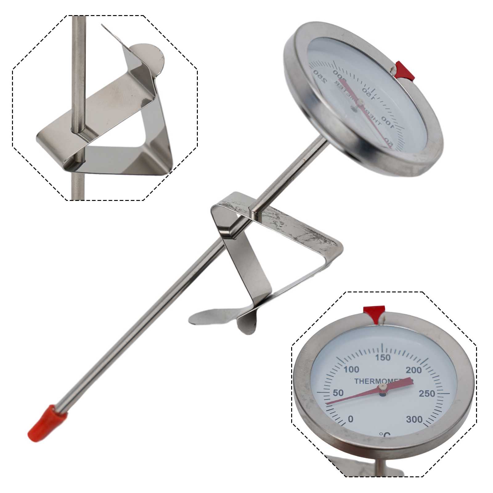 Stainless Steel Probe Thermome - Kitchen Baking Utensil ulasan dan harga