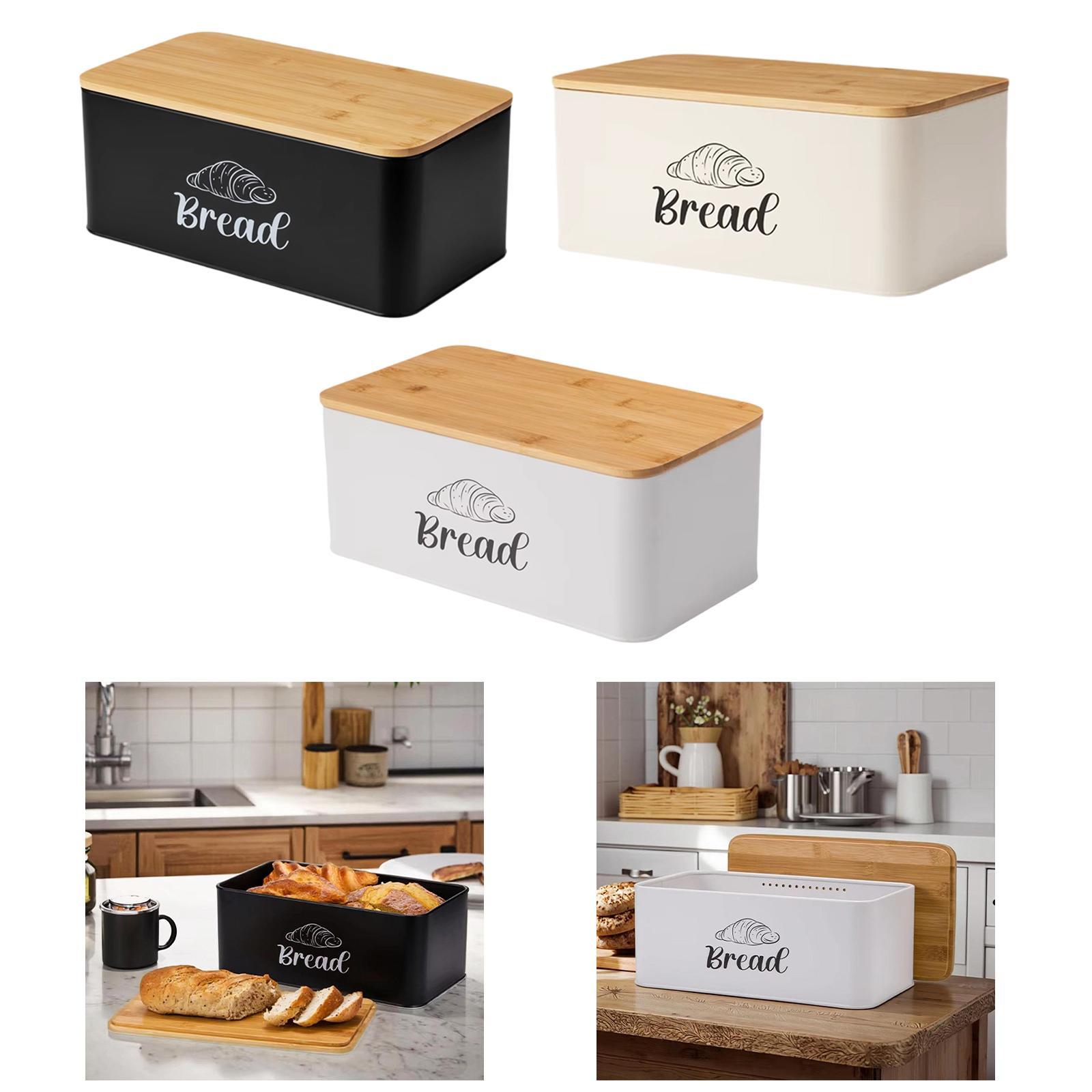 Bread Box for Kitchen Countert - Kitchen Baking Pantry ulasan dan harga