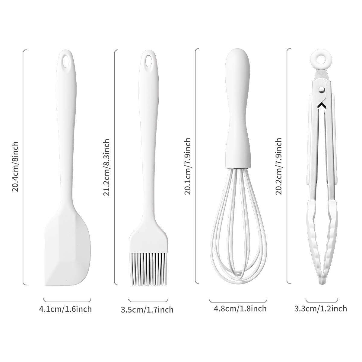 4Pcs/Set Silicone Baking Set C - Kitchen Baking Brush ulasan dan harga