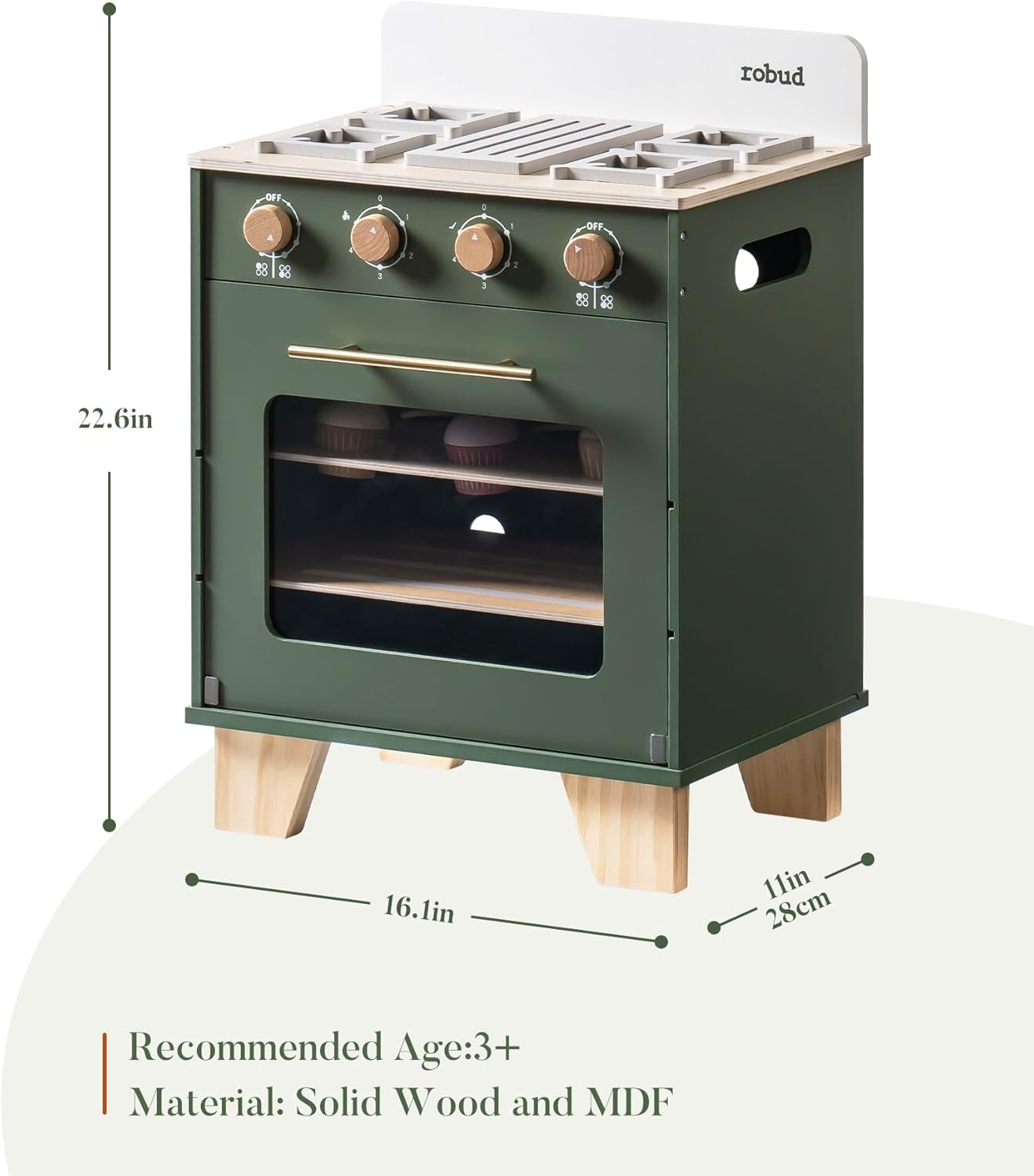 Robotime Robud Vintage Wooden  - Baking Kitchen Robotime ulasan dan harga