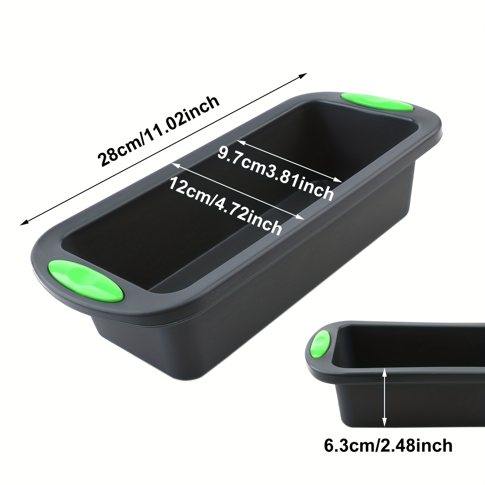 1pc Silicone Rectangular Bakin - Kitchen Essentials Baking Tray ulasan dan harga