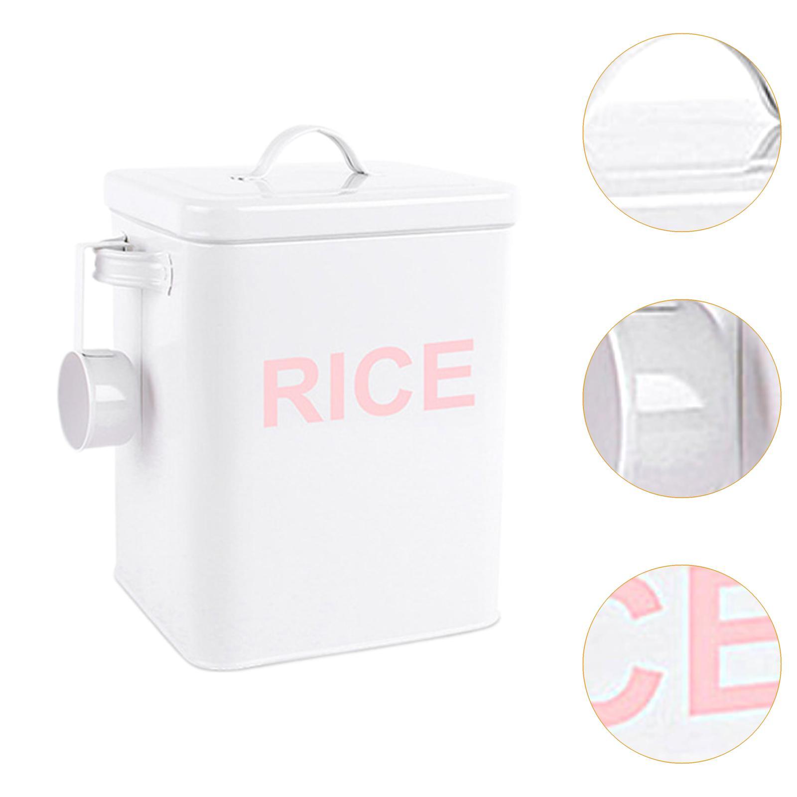 Sealed Metal Rice Storage Box  - Kitchen Baking Pantry ulasan dan harga