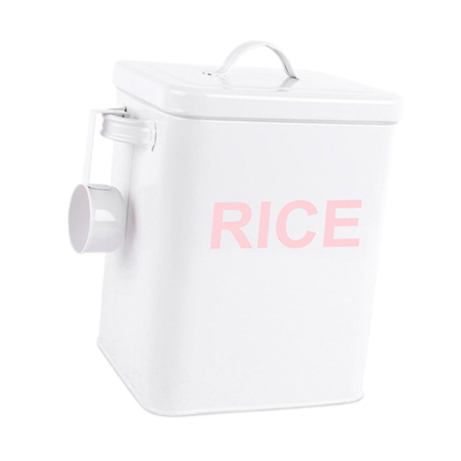 Sealed Metal Rice Storage Box  - Kitchen Baking Pantry ulasan dan harga