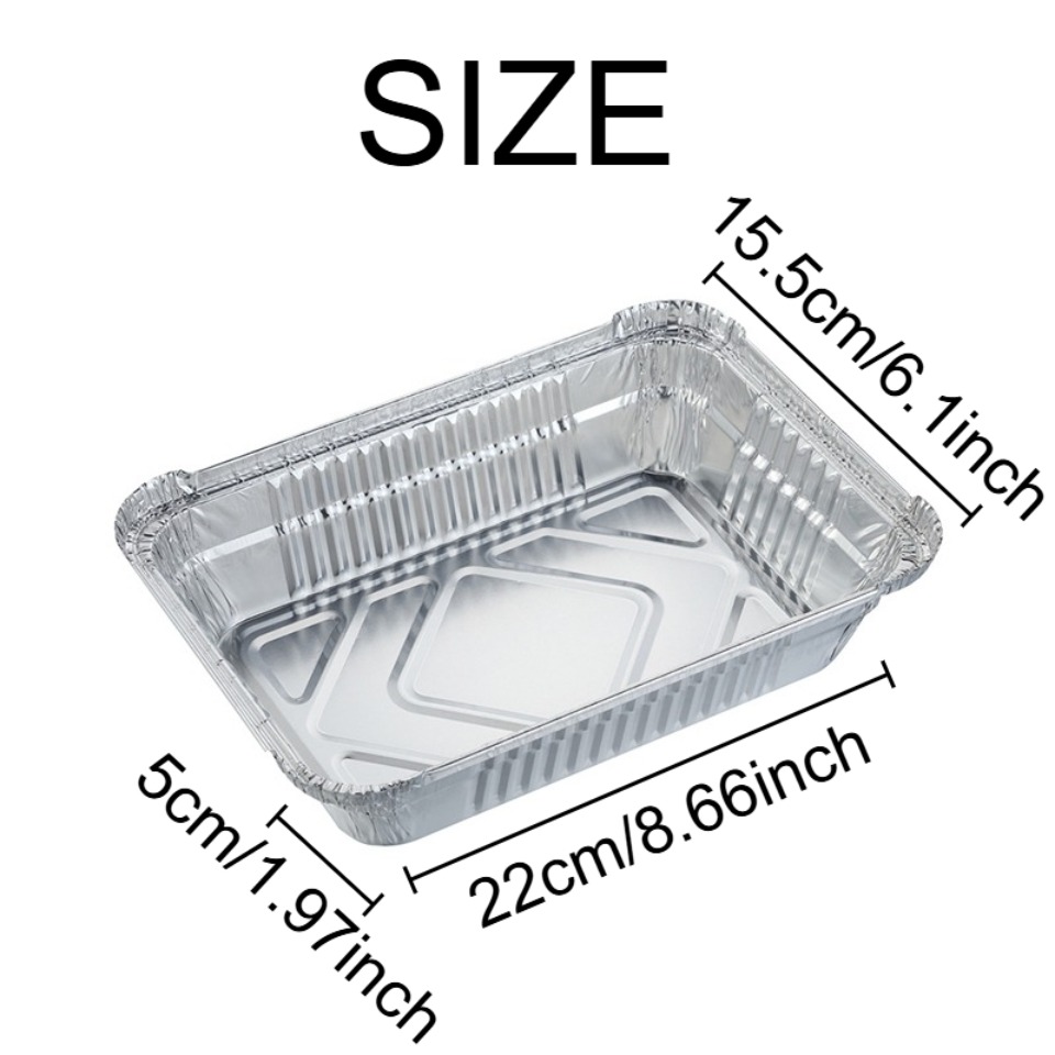 10/20PCS Disposable Aluminum F - Kitchen Baking Pan Storage ulasan dan harga