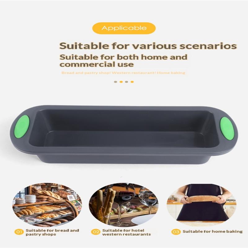 1pc Silicone Rectangular Bakin - Kitchen Essentials Baking Tray ulasan dan harga