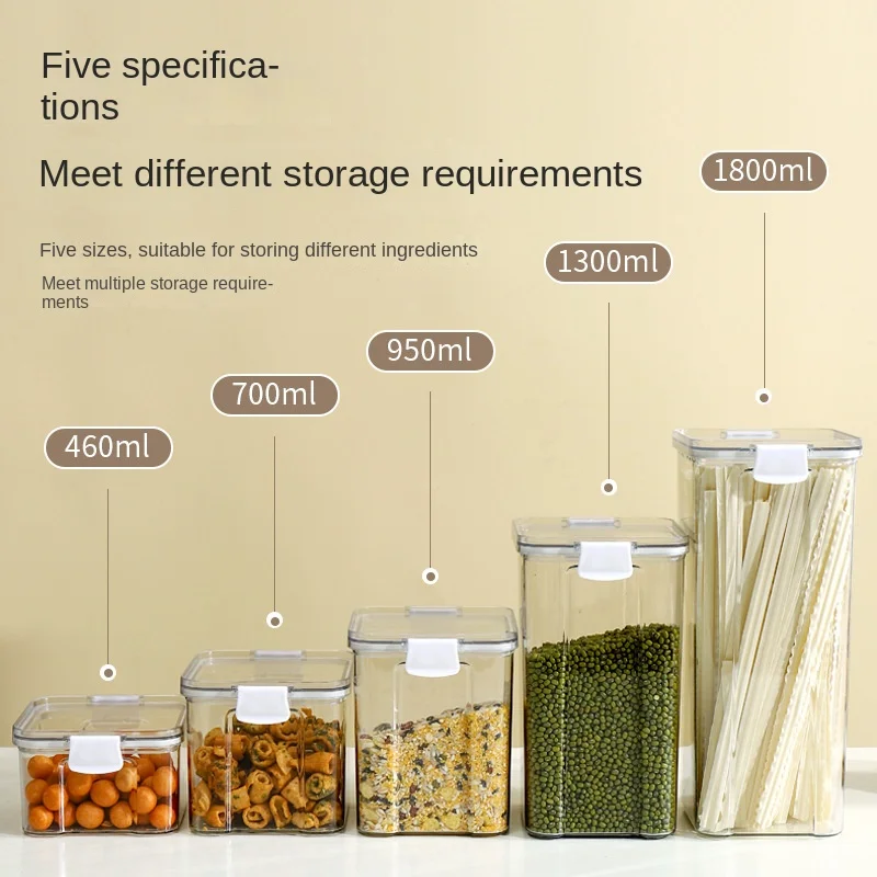 Sealed Jars For Kitchen Storag - Kitchen Bank ulasan dan harga