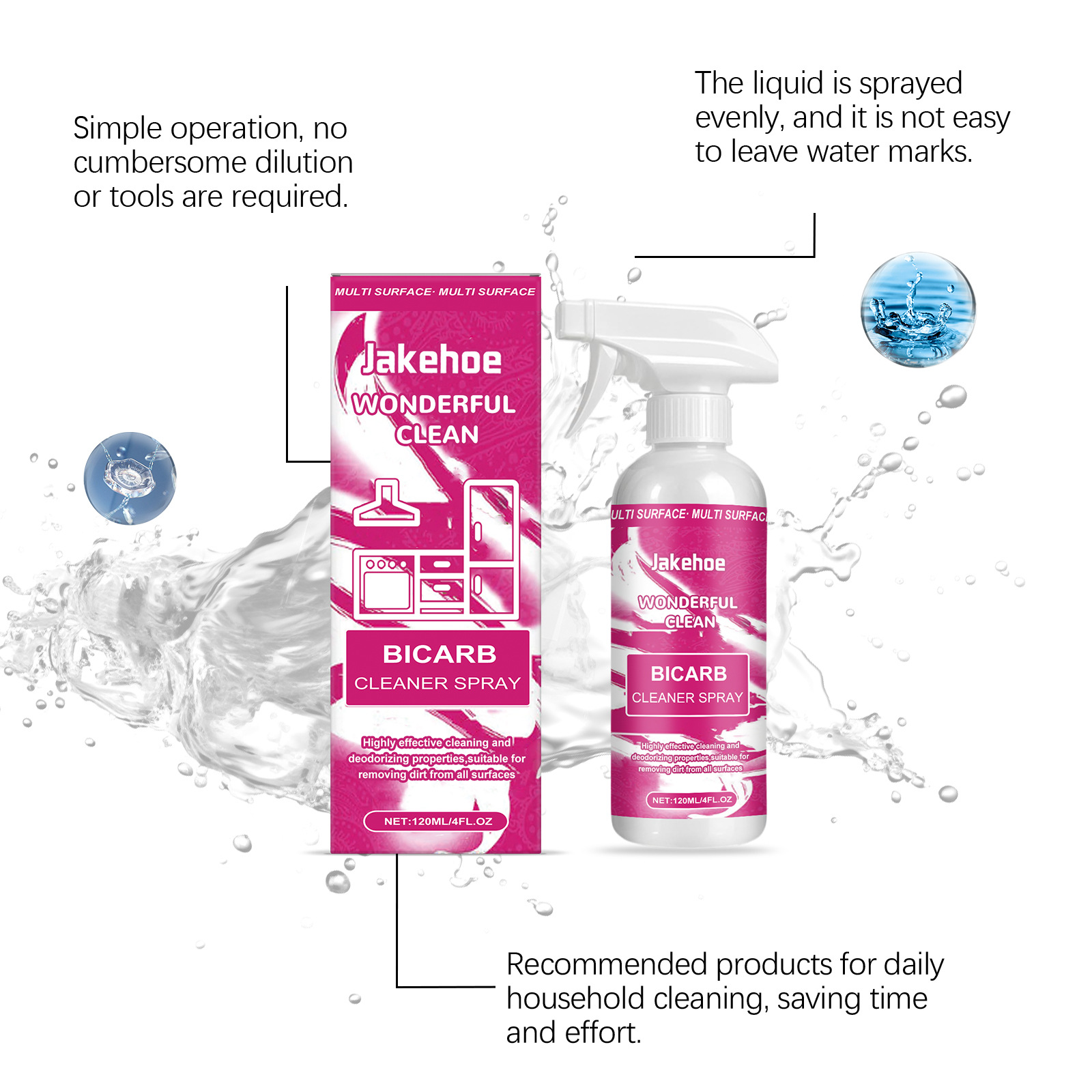Baking Soda Cleaning Spray,Hea - Kitchen Cleaner With Baking Soda ulasan dan harga