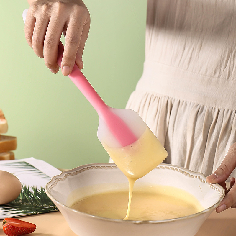 Silicone Cake Scraper Transluc - Kitchen Baking Brush ulasan dan harga