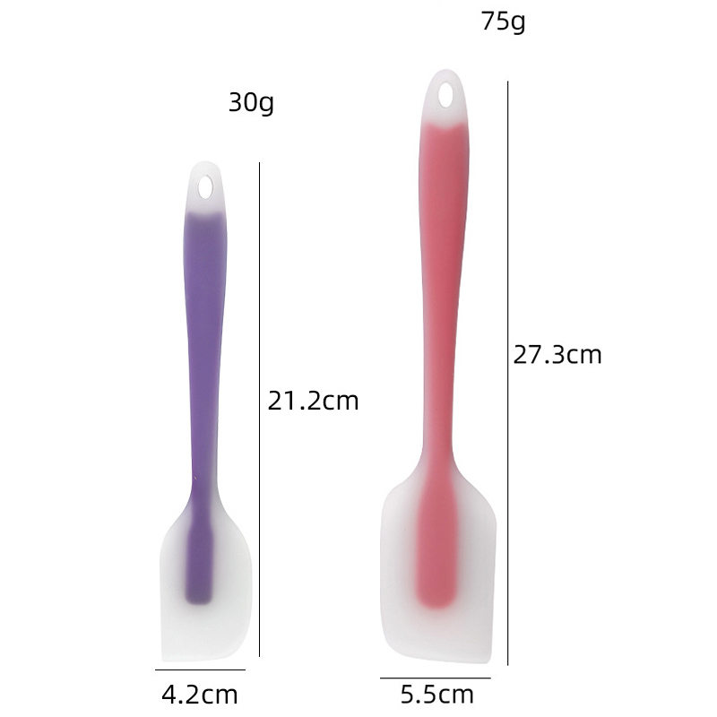 Silicone Cake Scraper Transluc - Kitchen Baking Brush ulasan dan harga